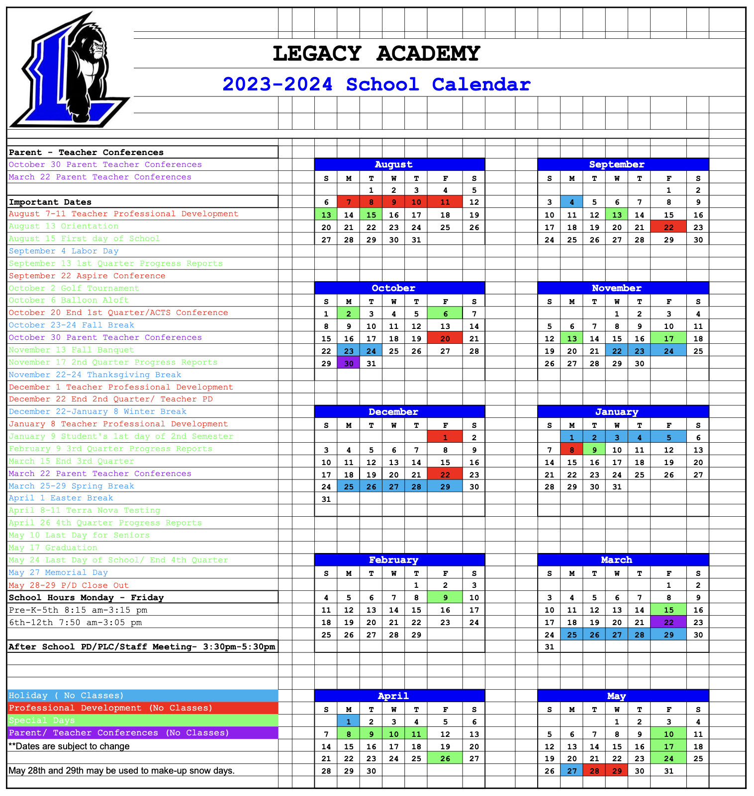 Parent/Student Page | Legacy Church™