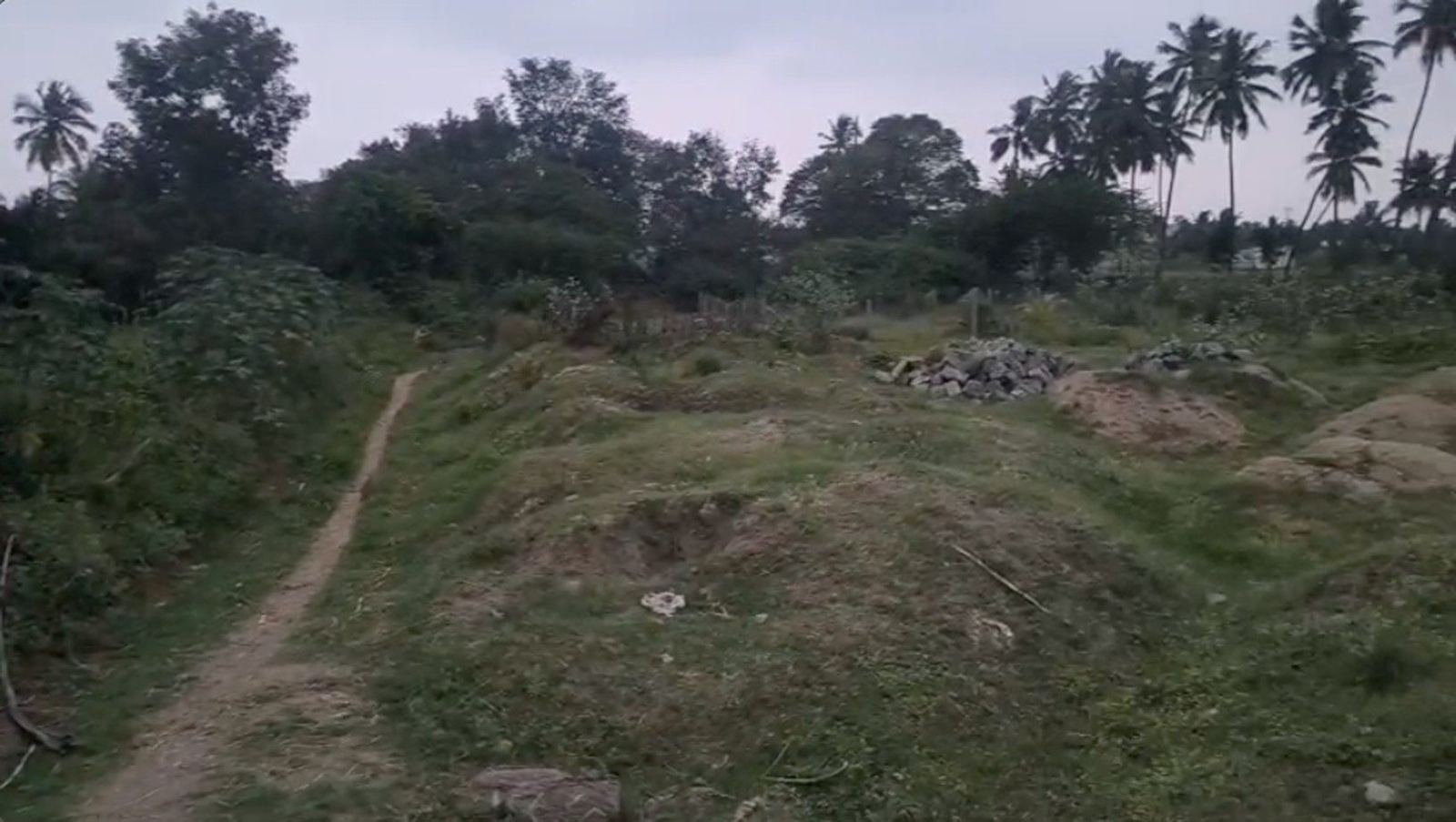 Future site of a water well and church in India