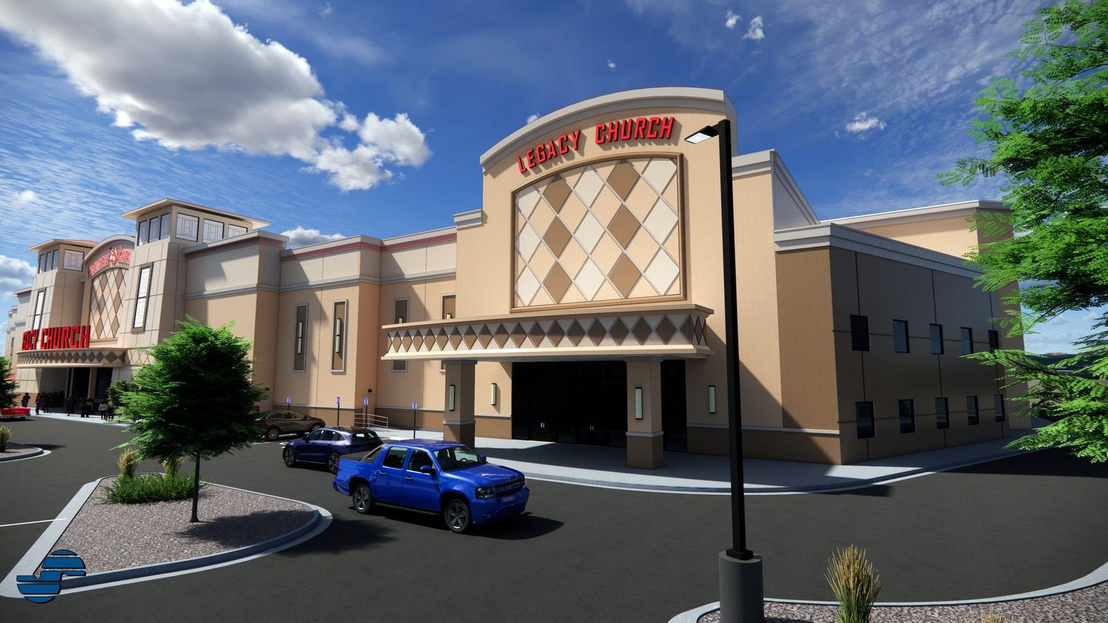 Rendering of the expanded Rio Rancho entrance