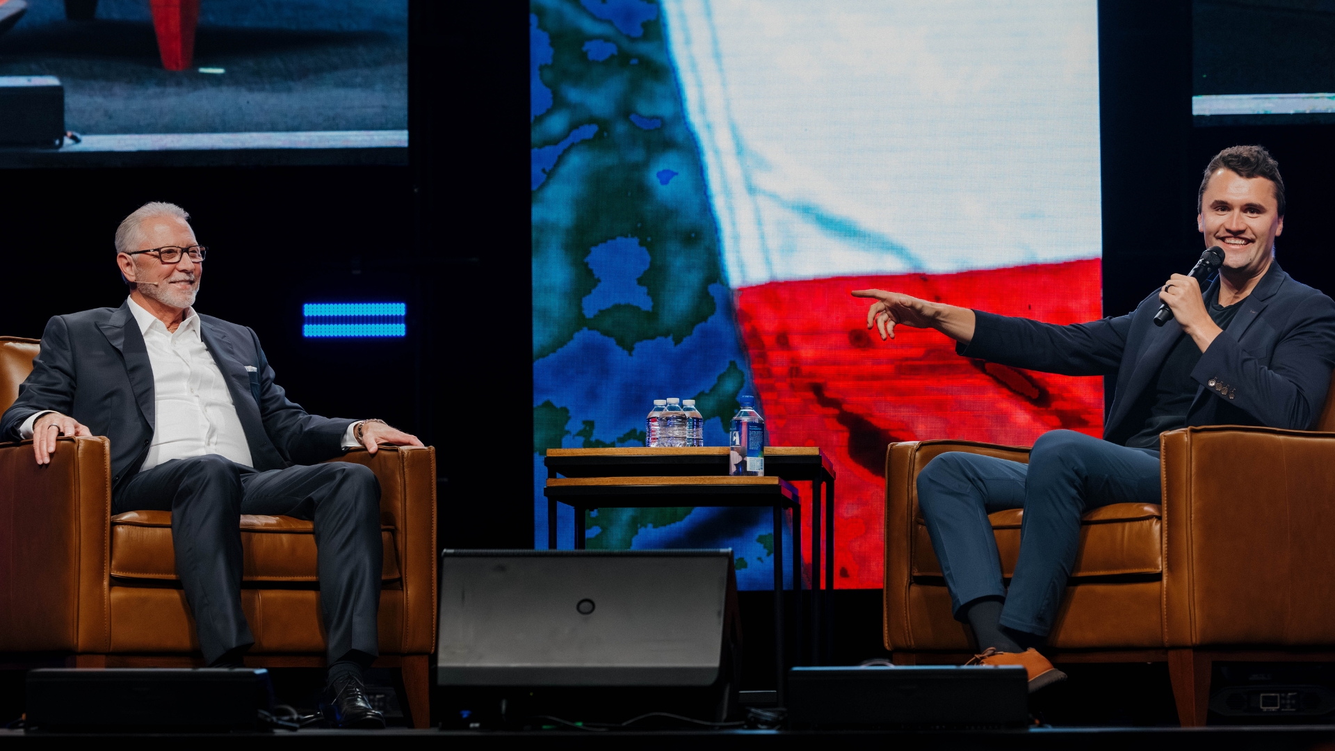 Pastor Steve and Charlie Kirk