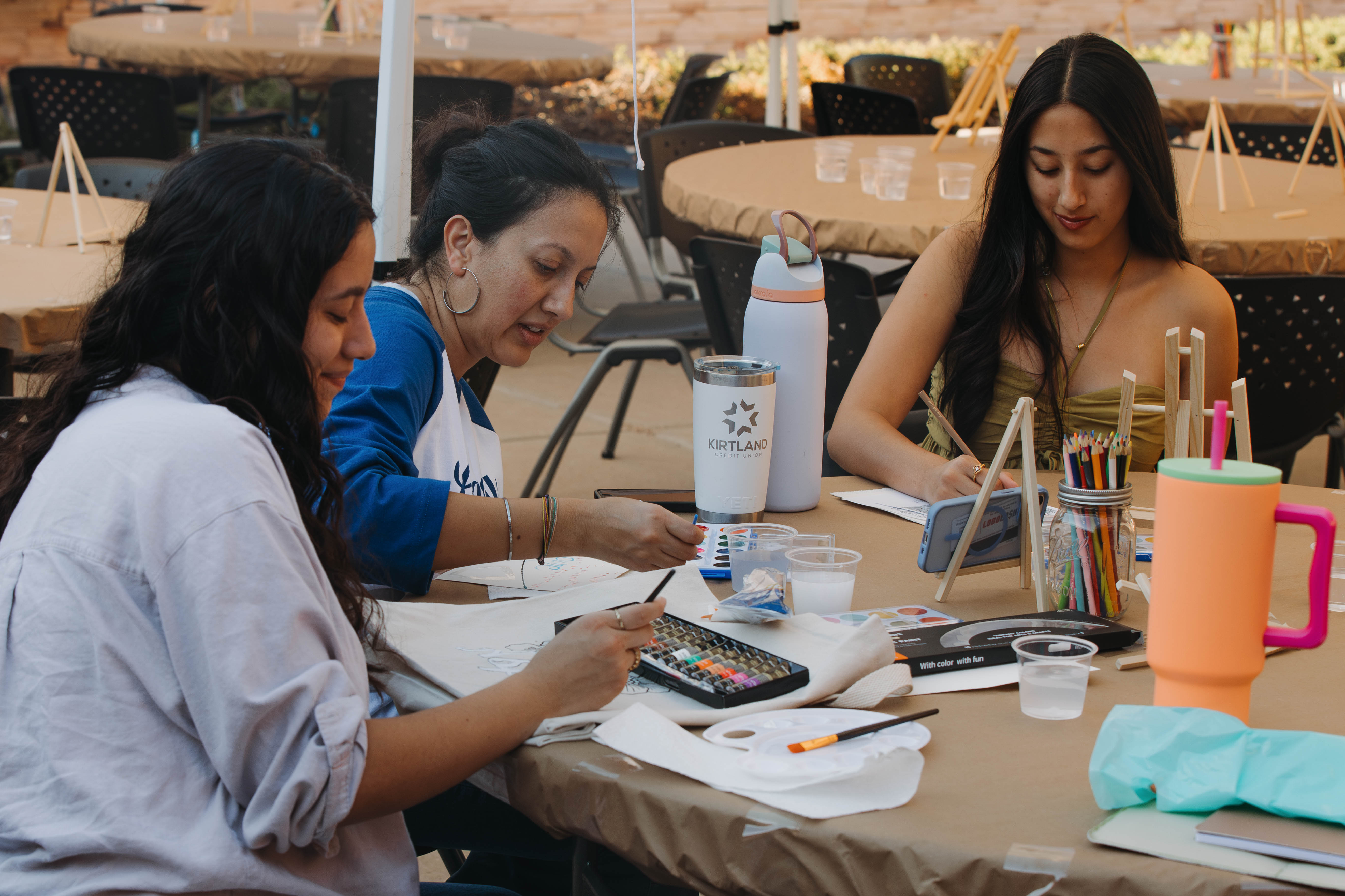 Women gathering together